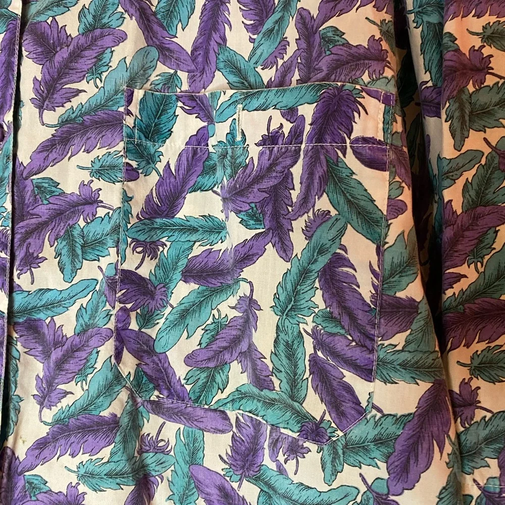 Funky patterned button up - Picture 2 of 3